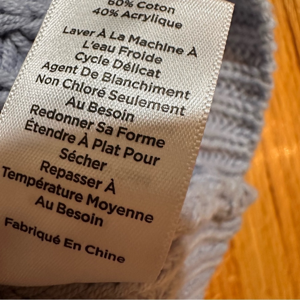 Haven Well Within fisherman sweater featuring a button-up mock neck. Sz M (a1) - Picture 13 of 16